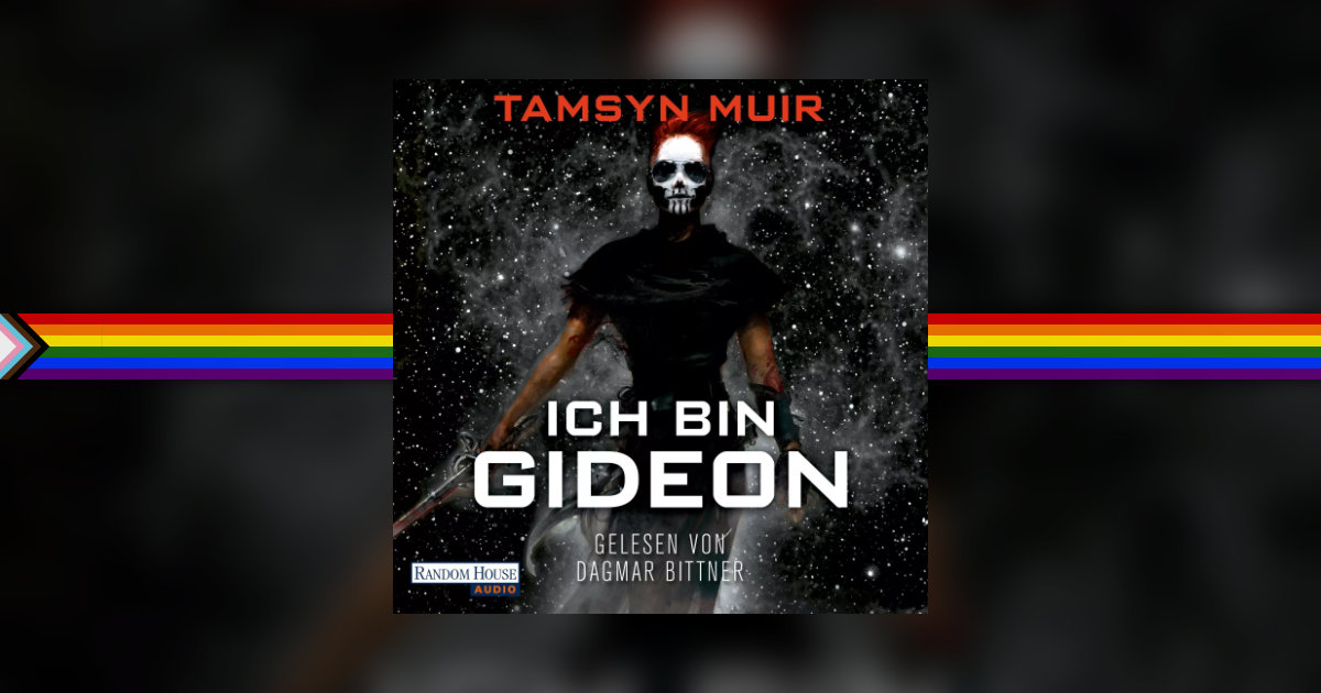 #queergehoert: Hörbuchtipp „Ich bin Gideon“ von Tamsyn Muir | Cover © Random House Audio